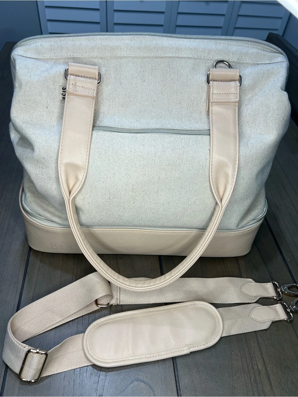 Beis Mini Weekender in Beige